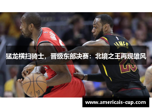 猛龙横扫骑士，晋级东部决赛：北境之王再现雄风